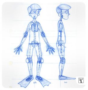 انیمیشن عروسکی - طراحی اولیه از عروسک 