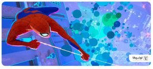 انواع نمای تصویر - نمای متحرک در انیمیشن مرد عنکبوتی