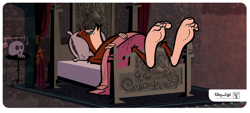 انیمیشن مرد کاغذی - شب به خیر آقای پا